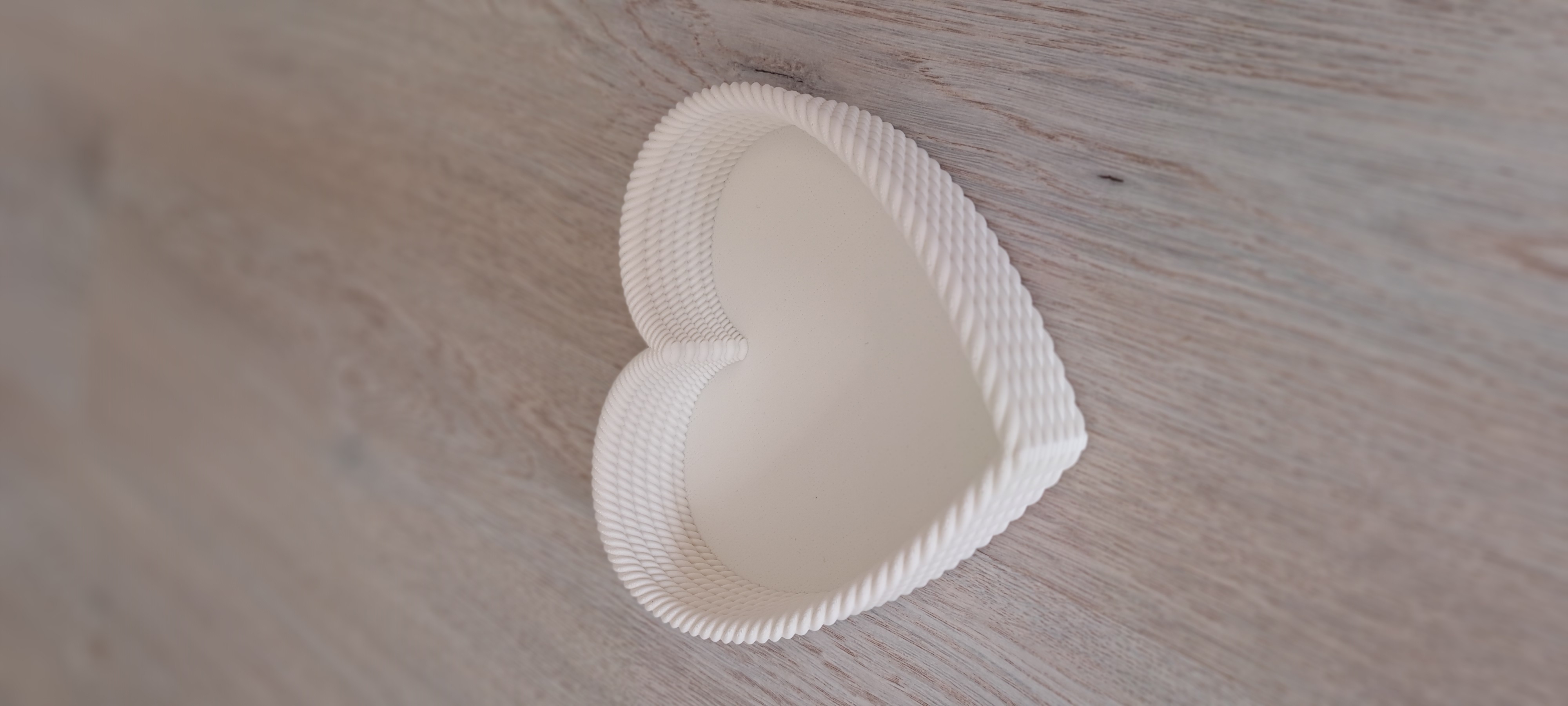 Textured Heart-Shaped Tray – FDM Print